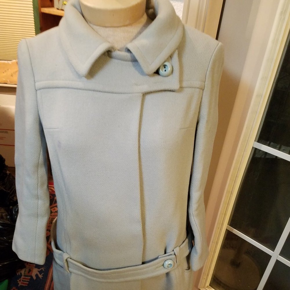 Vintage mod wool Go Go coat